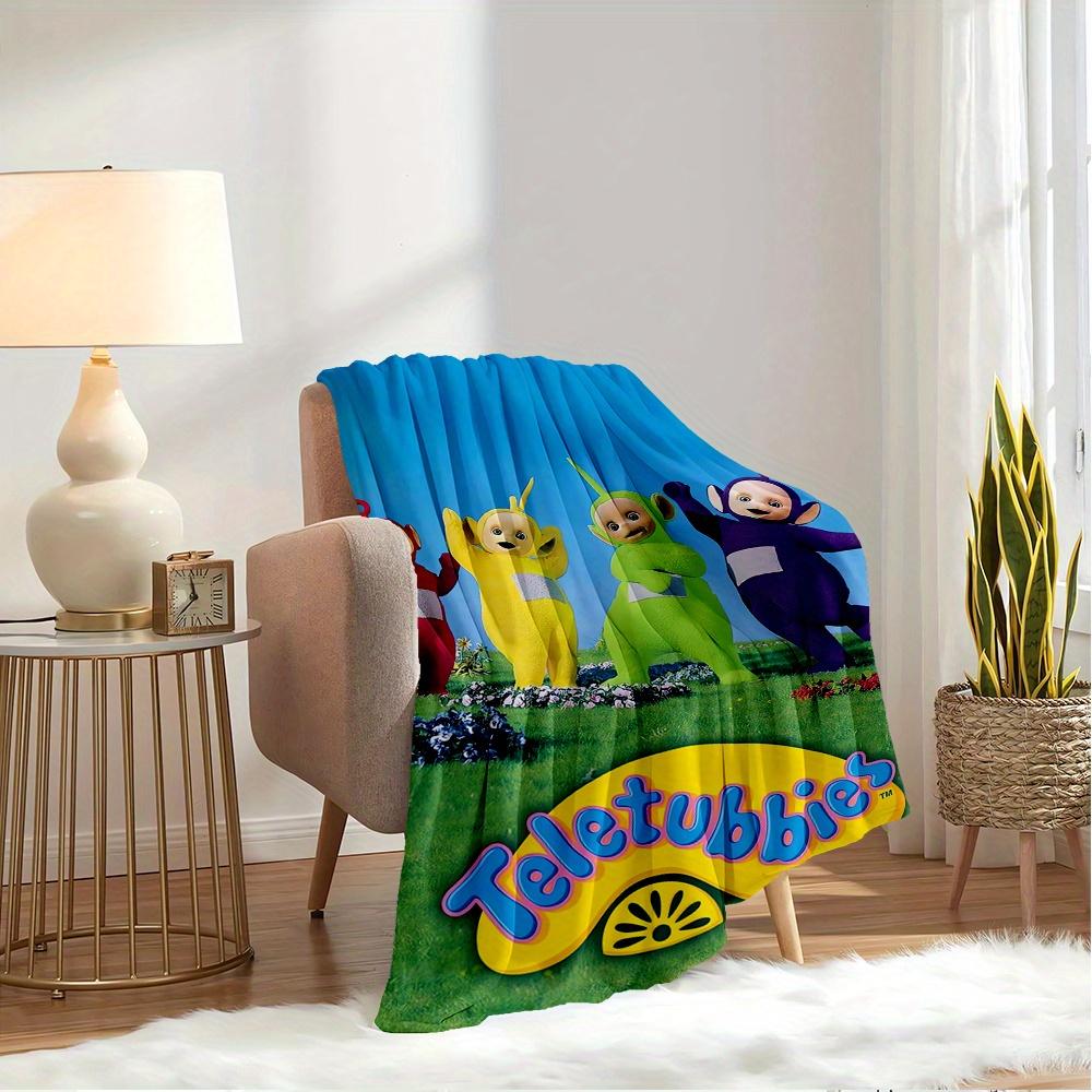 1pc Teletubbies,Children's show,FriendshipPrint Blanket Suitable for All Seasons, Perfect for Home, Travel, or Camping