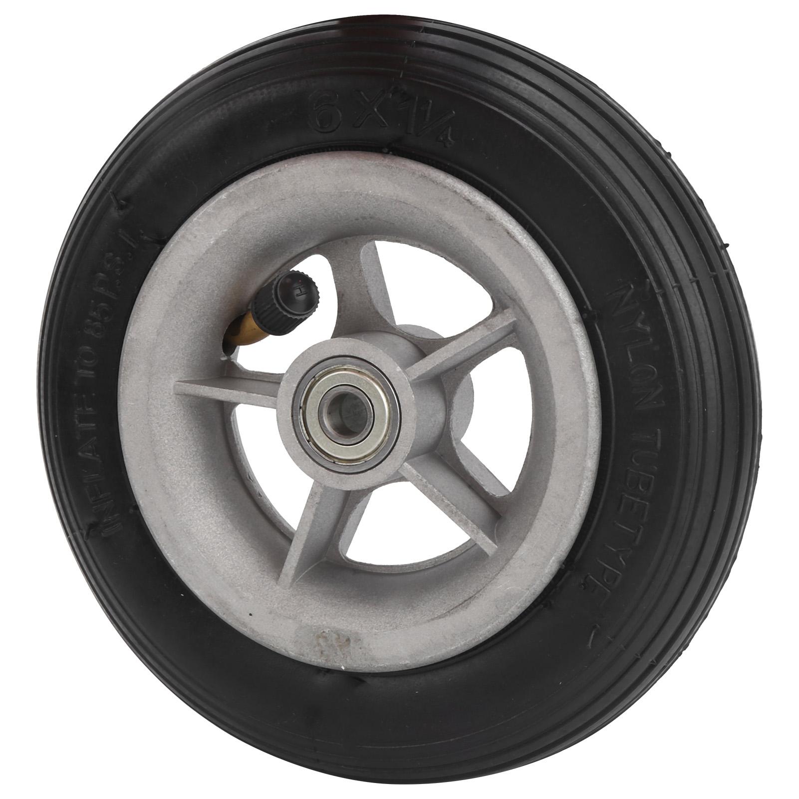 

6x1 14 6-дюймовое резиновое колесо износостойкое колесо электрический самокат накачиваемая резиновая шина