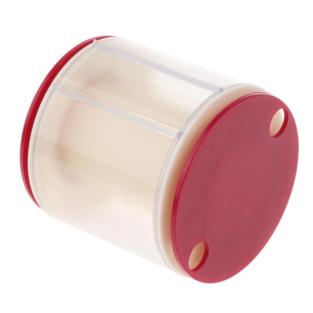 Gymnastics Ribbon Storage Case Spool, Clear View Tape Holder Organizer, Easy to Carry Portable Dance Ribbon Box, Reusable