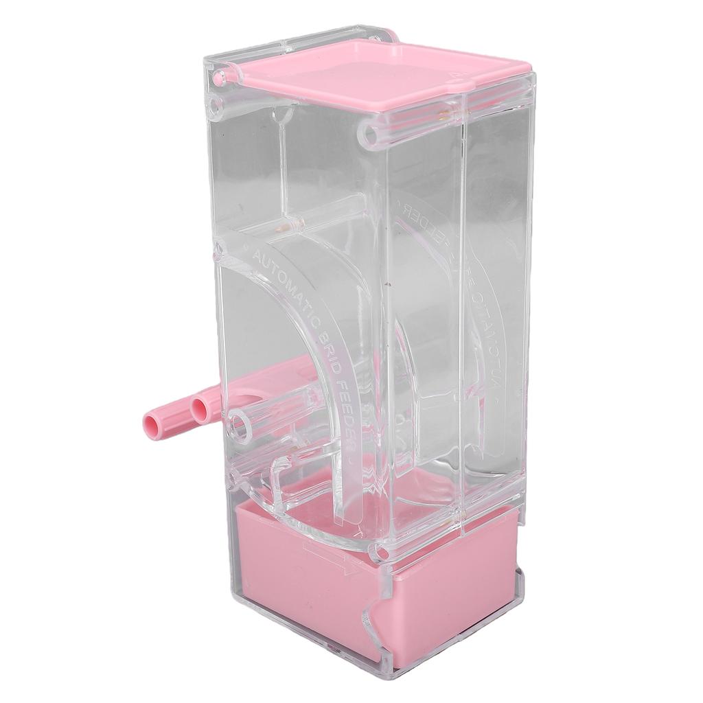 Automatic Bird Feeder Anti Spill 400ml Plastic Hanging Bird Cage Feeder for Parakeets Lovebirds