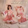 Love Adult Christmas Dress Female Cute Velvet Bunny Stage Performance Dress Up Holiday Party Dress Up Suit