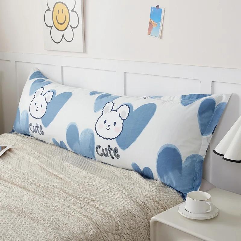 Bedding Pillow Covers Cartoon Dinosaur Body Pillow Cover for Boys Girls Cotton Long Pillowcase Decorative Cushion for Bedroom