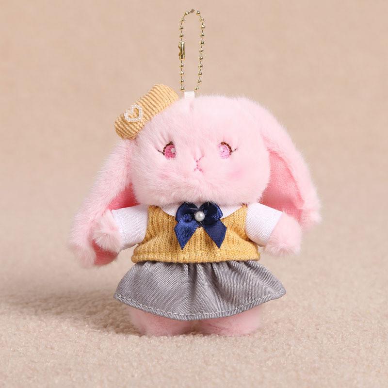 Plush Rabbit Keychain With Pp Cotton Filling For Girls And Boys Party Favors