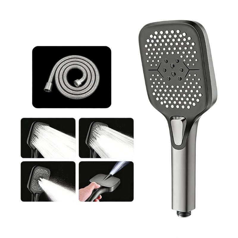 Powerful High Pressure Shower Head Water Saving Hnadheld Showerhead With Multiple Sprays Modes Easy Installation