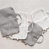 Travel Strap Mesh Pouch L Gray