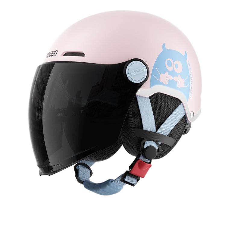 Electric Car Helmet Couple Four Seasons Universal Battery Motorcycle Men's Half Helmet Helmet