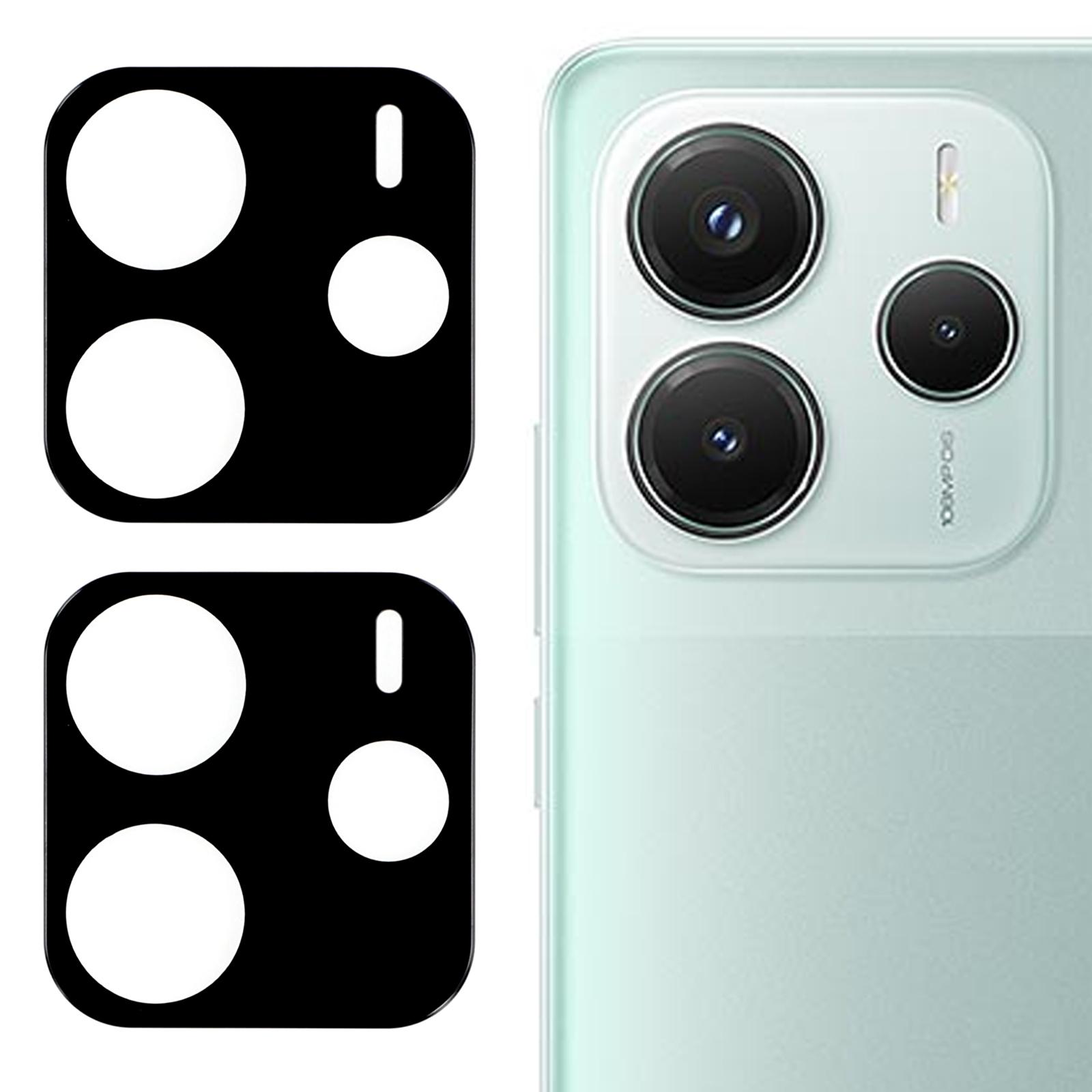 

2 шт. Для Xiaomi Redmi Note 14 5G Захисник об єктива камери Шовкографія Плівка для об єктива 3D Дугоподібний край Type A