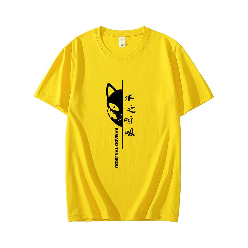 Demon Slayer Tanjiro Kamado Kimetsu No Yaiba Anime T Shirt Men Women Casual Short Sleeve Cotton Tee Tops