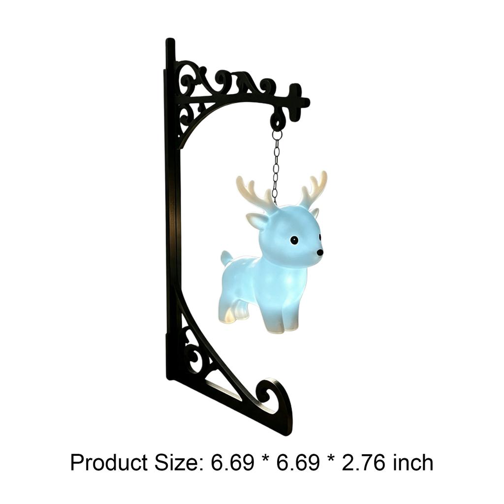 Bookend Lamp Owl Iron Metal Shelf Light Organizer Vintage Decor Figurine for Home Library Reading Room Office Bookshelf Gift