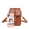 Women Small Shoulder Bag Cute Crossbody Messenger Bags Female Little Soft Purse Double Zipper Pockets Handbag