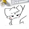 Boykisser Gatto Buffo Tappetino Mouse Mousepad Divertente Mouse Pad Bordo Bloccato Piccolo Per Giocatori Tappetino Scrivania Computer Rettangolare Gomma Antiscivolo