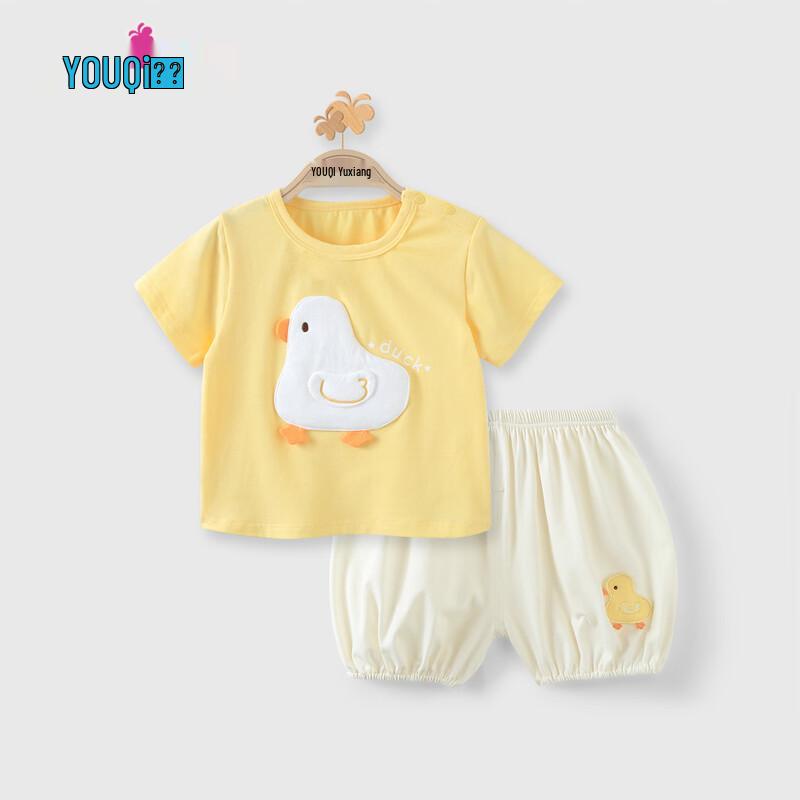 Youqi Baby Summer Lightweight Short-Sleeve Set 80