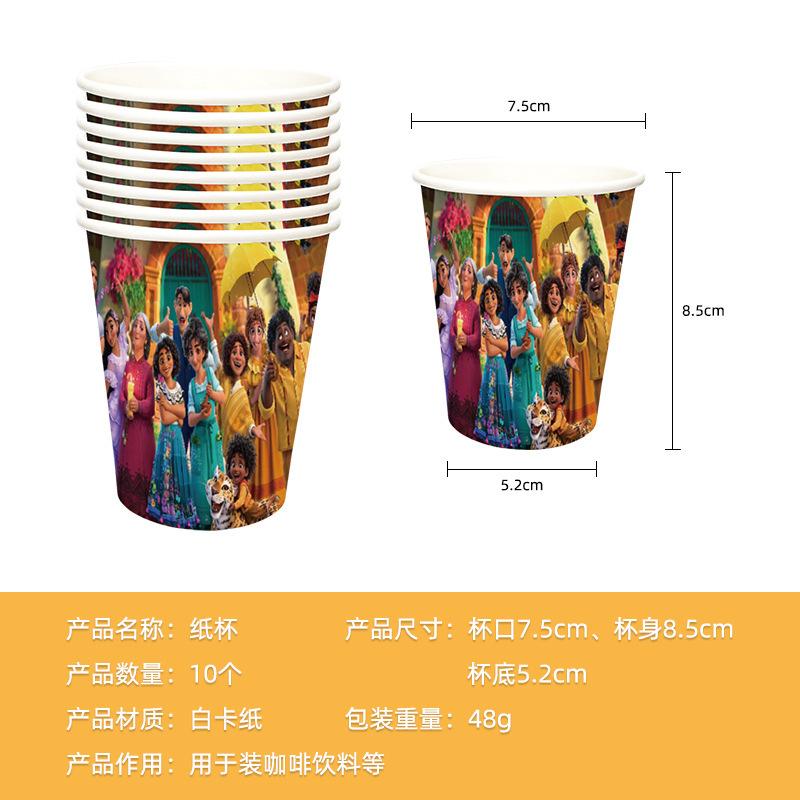 Spot Magic Full House Balloon Decoration Set Paper Plate Paper Cup Paper Tissue Tablecloth Banner Party Arrangement Supplies