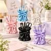 Multi-function Bowknot Storage Box 3D Printed Makeup Brush Storage Case Desktop Organizer  Student