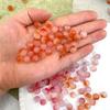 100pcs Glass Gradient Beads Multi Color Round 8mm Loose Spacer Beads for DIY Craft Bracelet Necklace Jewelry Making Findings