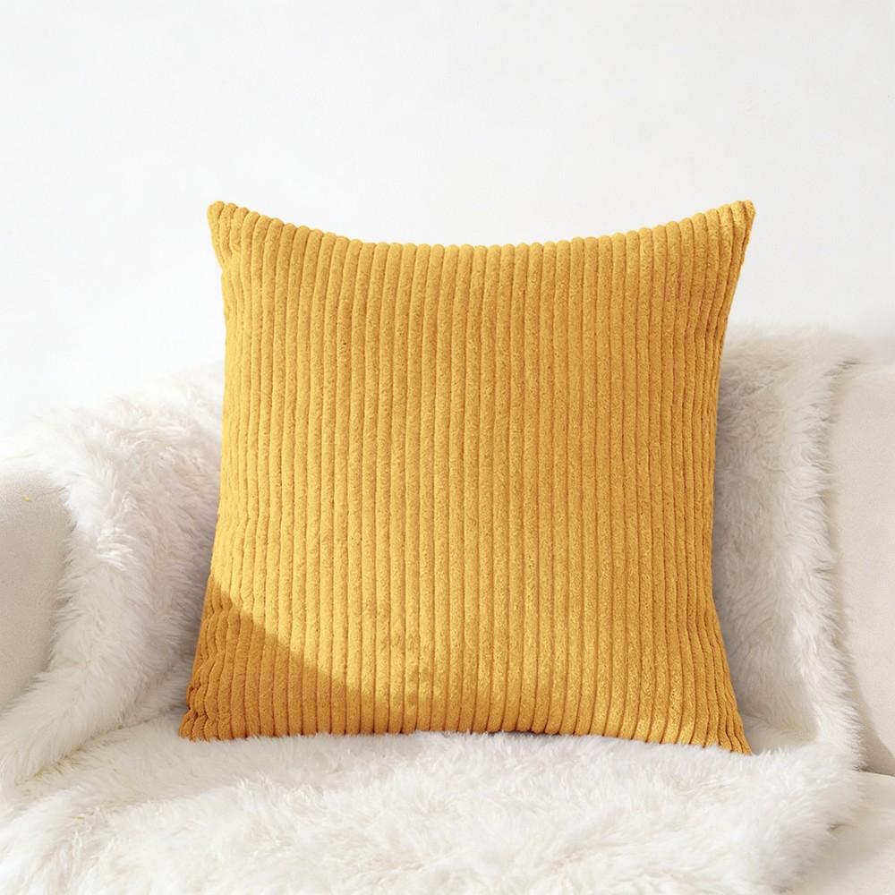 70x70 65x65Large Size Corduroy Pillow Cover Soft Plush Flannel Cushion Cover Fluffy Couch Pillow Case for Sofa Living Room Decor