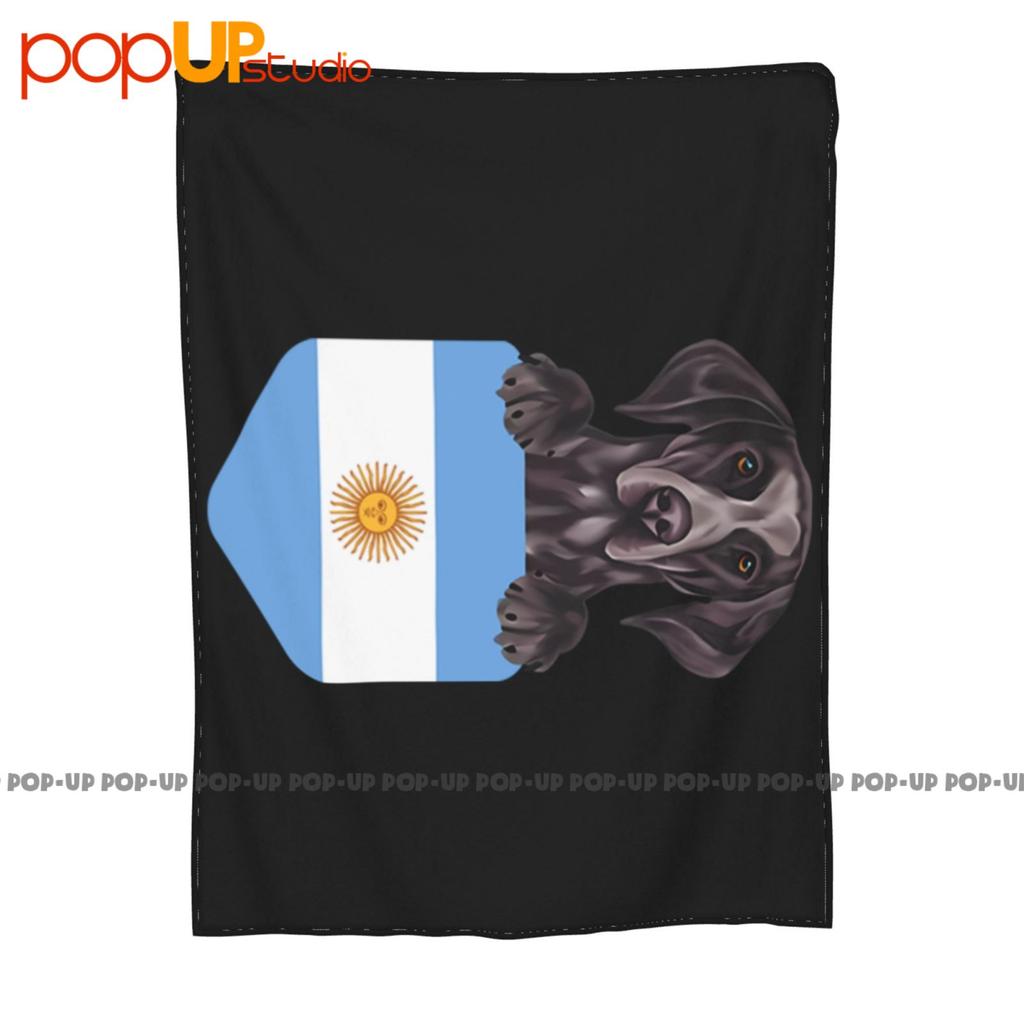 Argentina Flag German Shorthaired Pointer Dog In Pocket Ultra-Soft Blanket Quilt Winter Sofa Cover Bed Covers