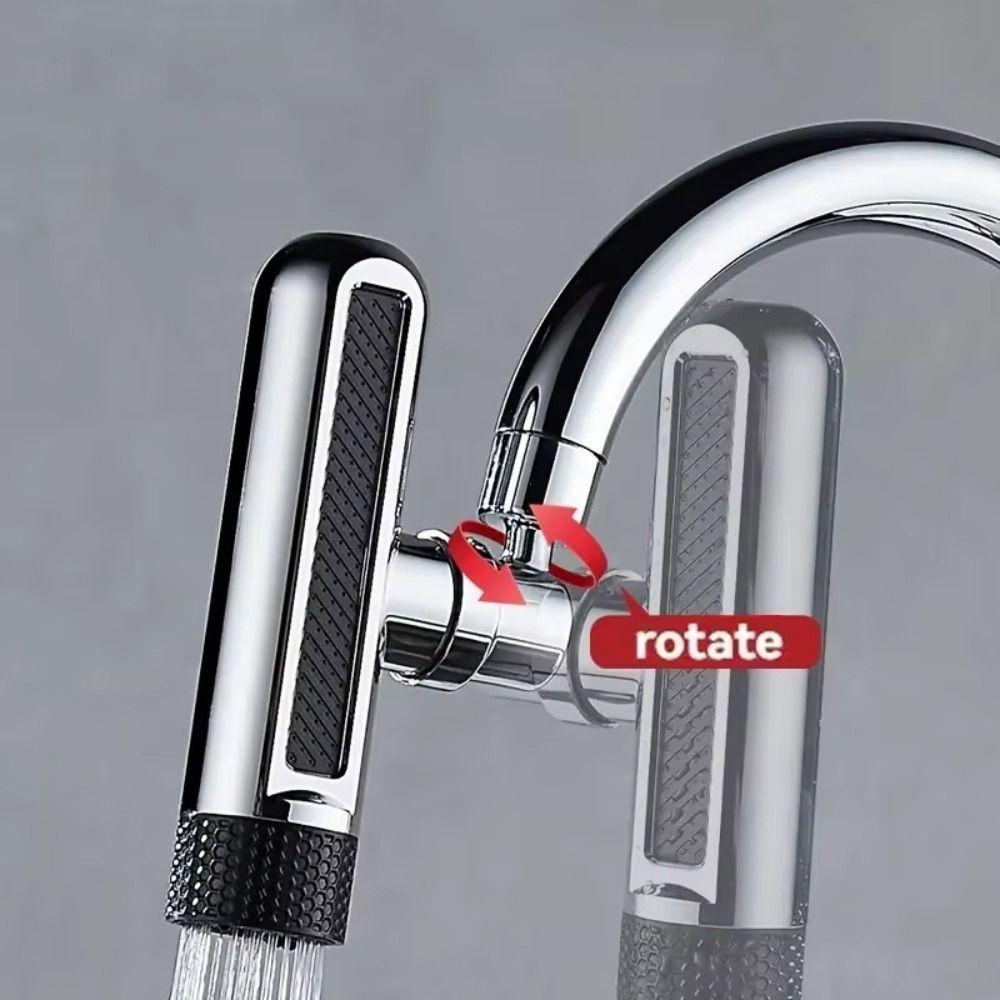 Water Saving Swivel Waterfall Faucet 360° Rotating Water Tap Extender Bathroom