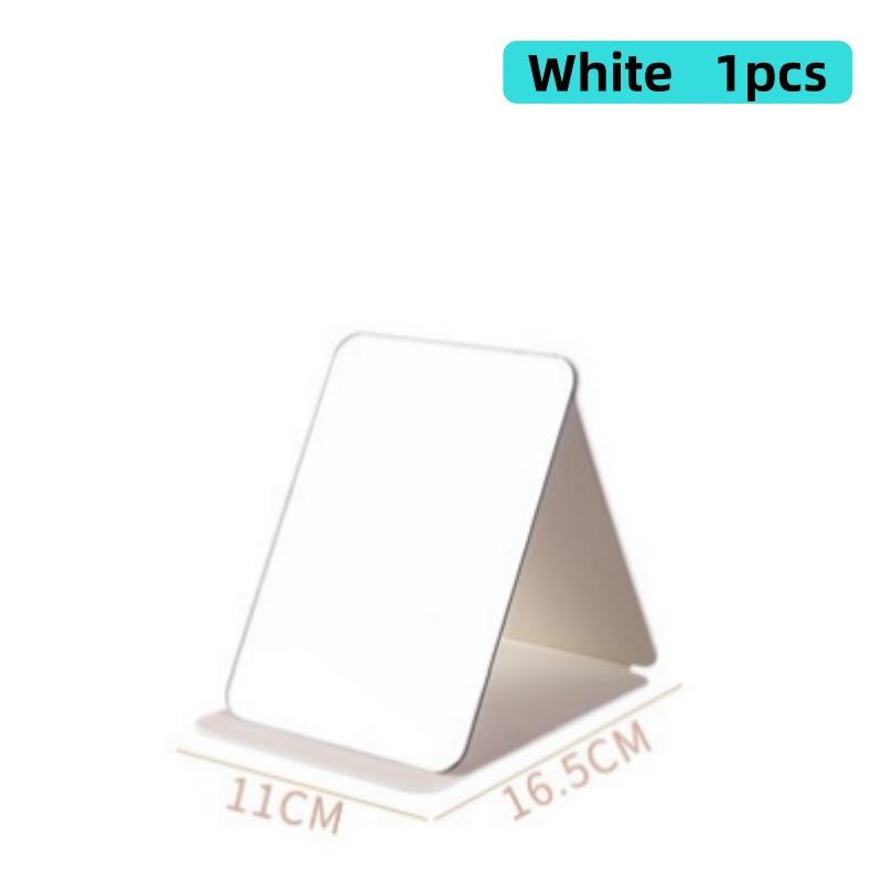 YS00103-PU Leather Desktop Folding High Beauty Makeup Mirror Portable Makeup Mirror