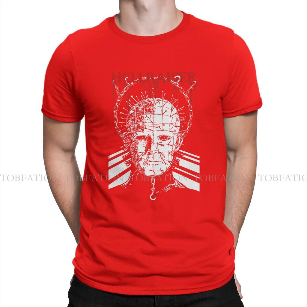 Pinhead Hip Hop TShirt Hellraiser Horror Movie Leisure T Shirt 100 Cotton Stuff For Men Women