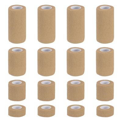 PATIKIL Bandage 16 5 Elastic Wrap for Athletic and Outdoor Light Skin 1"/2"/3"/4" Self-Adhesive Wraps, Count, Yards, Self-Adhesive Tape, Stretchable,