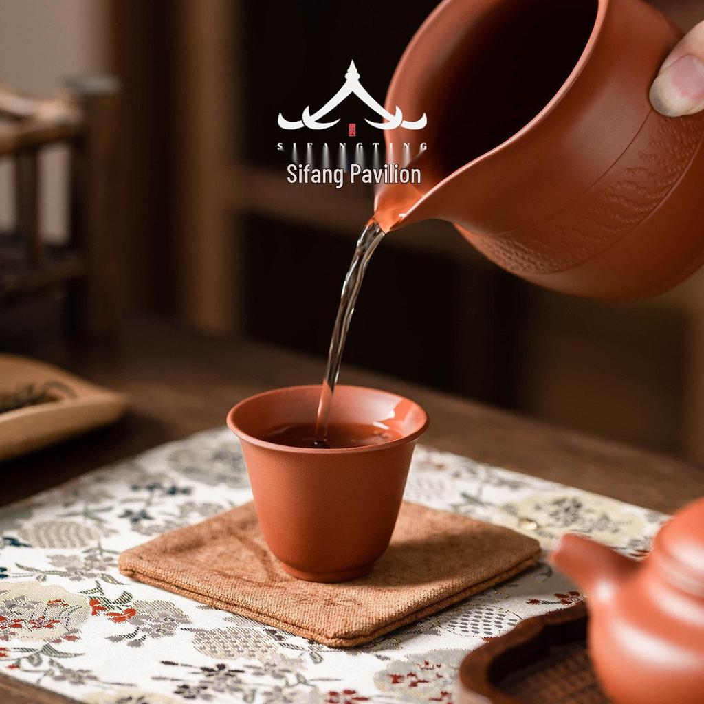 Yixing Zisha Clay Tea Tasting Set: Small Brewing Cup Pair