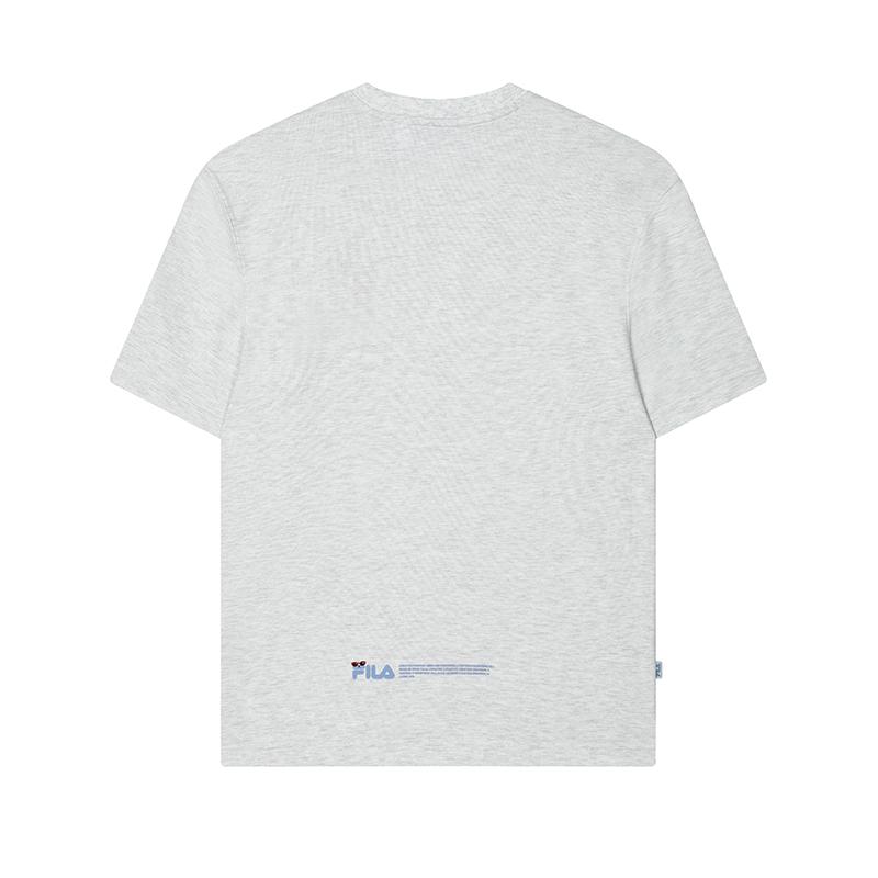 New FILA T Shirt Men's Light Pastel Heather Gray F51M429103FMG