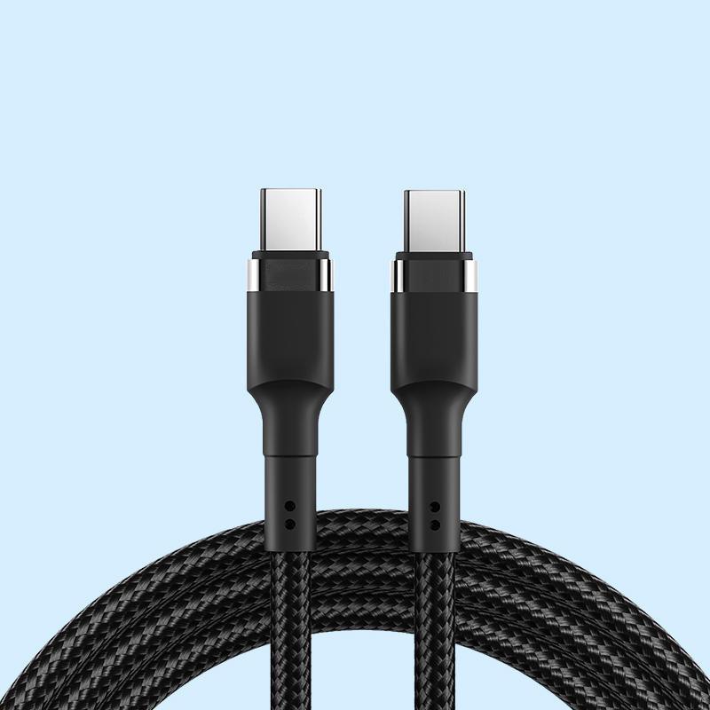 Dual Type-C 120W Fast Charging Cable for Apple, Huawei Laptops & Cars