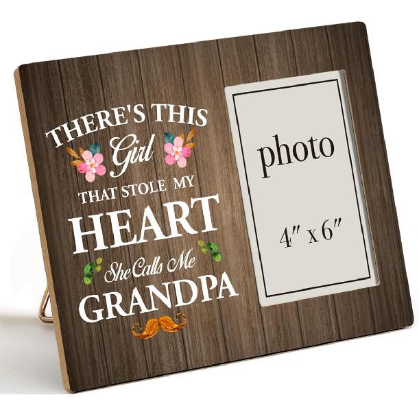 Pet Memorial Gifts - Wooden Photo Frame, Sympathy Gift for Loss of Dog or Cat (4x6 Inches)