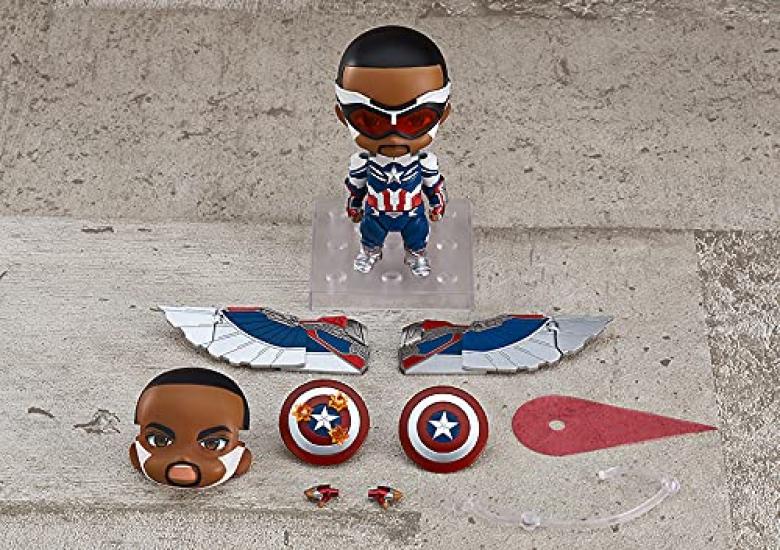 Nendoroid Marvel Falcon & Winter Soldier Captain America (Sam Wilson) DX Non-scale ABS&PVC Painted Fully Movable Figure G12480