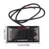 Motocykl DC 12-150V Digitální voltmetr LED displej Vodotěsný tester napětí Měřič stavu baterie S držákem