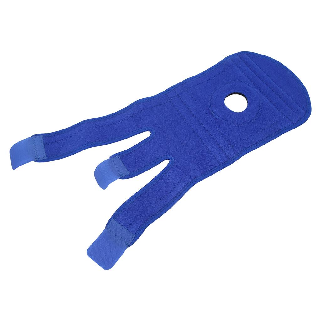 Patella Knee Brace Blue Hook and Loop Design Strong Support Knee Strap for Outdoor Sports Fitness