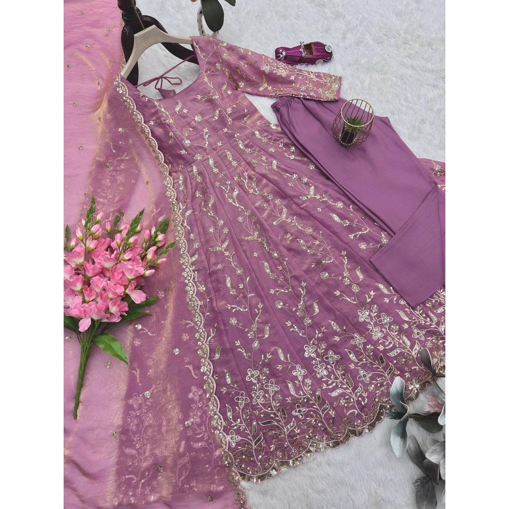 Pakisatni Anarkali Salwar Kameez Party Wedding Wear Designer Gown Bollywood Suit