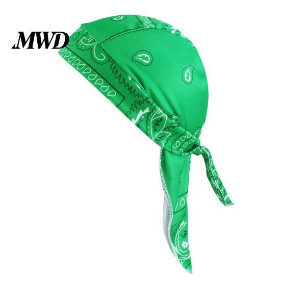 Hip-hop Cap Pirate Hat, Adjustable Streamer Design Cap, Cashew Print Street Non-Slip Hat Style Breathable Elastic Fabric Hip-Hop Outdoor Sports темно-зеленого