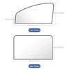 2Pcs Car Side Window Sun Shade Magnet Privacy Curtains UV Reflection Anti Glare UV Block Sunshade for Front/Back Window