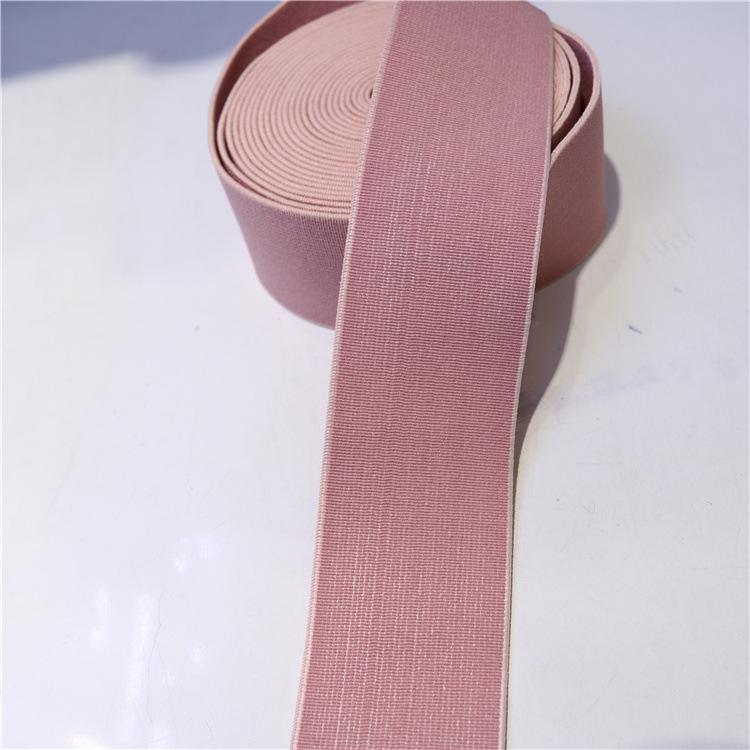 Polyester Imitation Nylon Elastic Webbing with Spot Color Processing - Clothing Accessories Rubber Band