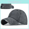 Women's Adjustable Cotton Baseball Cap With Curved Brim For Outdoor Sports In Black/grey