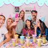 12 Pcs Ice Cream Plastic Cups With Lids And Straws 24 Oz Ice Cream Drip Reusable Cup Summer Party Cold Drinking Tumbler Party Su