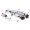 Dual Tail Outlet Slip-on Exhaust Muffler Pipe Stainless Steel DB Killer for Off Road Quad Bike Motorcycle 36-51mm