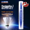 VICTOR Master Series Goose Feather Badminton Shuttlecocks