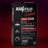 Manforce Cocktail Condoms with Dotted-Rings, Strawberry & Vanilla Flavoured- 10 Pieces
