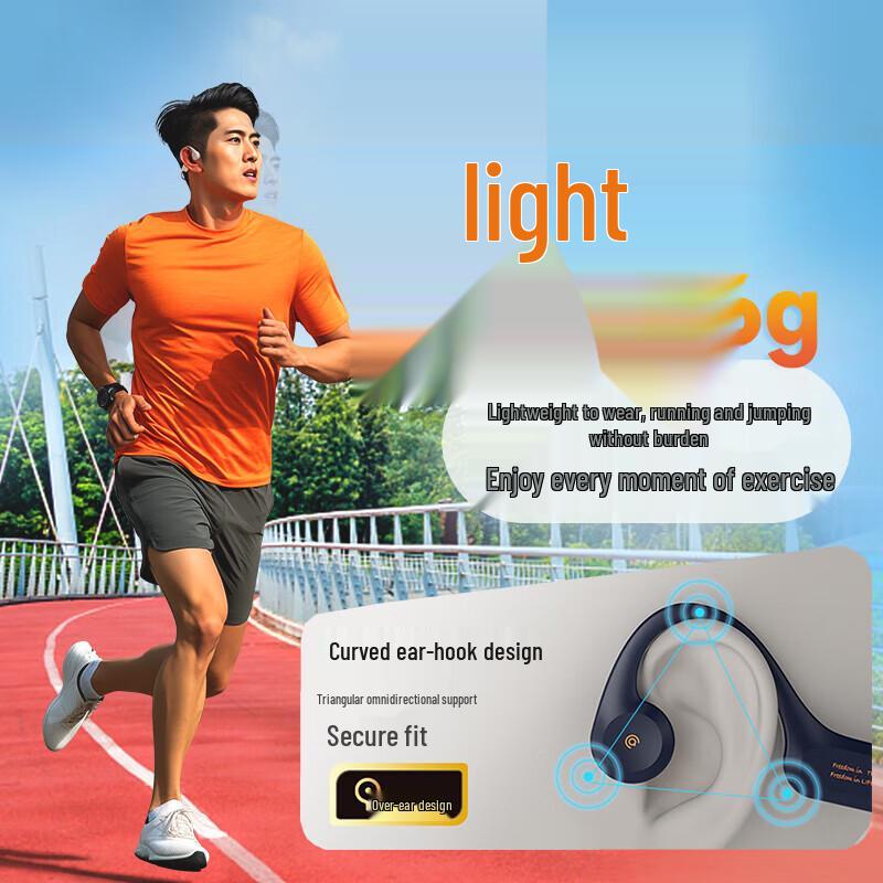 Cuffie Sportive a Conduzione Ossea Open-Ear aigo G03