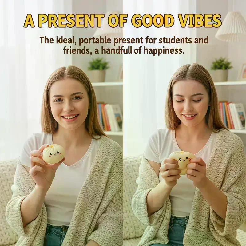 Dumpling Squishy Toy Therapeutic Anxiety Relief Fidget For Kids And Adults Stress Reduction