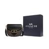 Coach Morgan 20 Classic Monogram Print Flap Crossbody Bag With Studded Decoration Women Crossbody Bag Brown Black CE567-IMOSN
