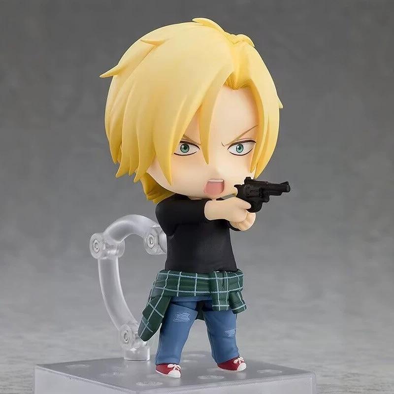 Banana Fish Nr. 1077 10cm Ash Lynx Gelenkig Bewegliche Gelenke Austauschbares Zubehör Ornament Anime Merchandise Sammlerfigur