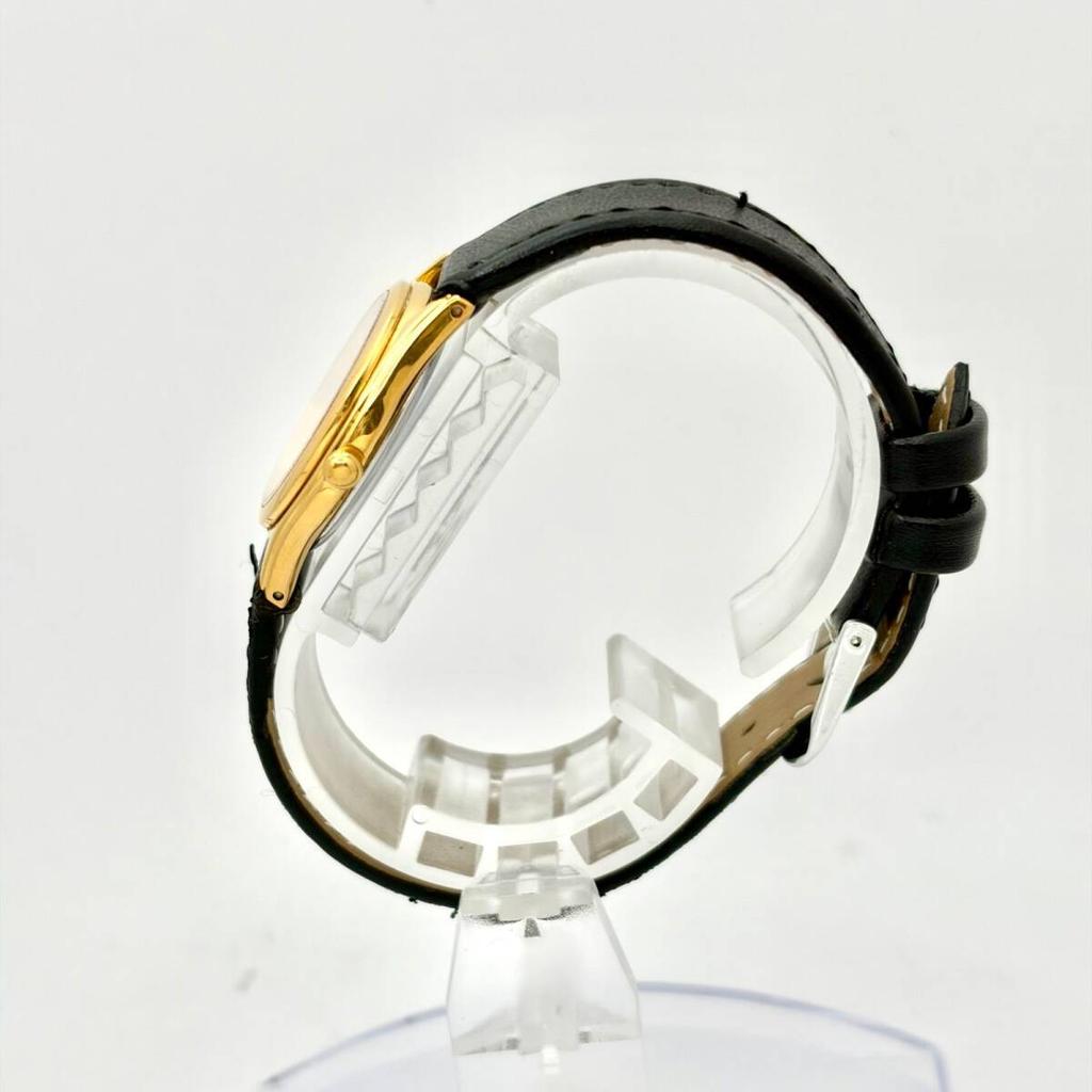SEIKO Spirit Ladies Watch Gold Roman Numerals 010993 New Strap with Engraving [Excellent Condition/New Battery] 1E21-0170