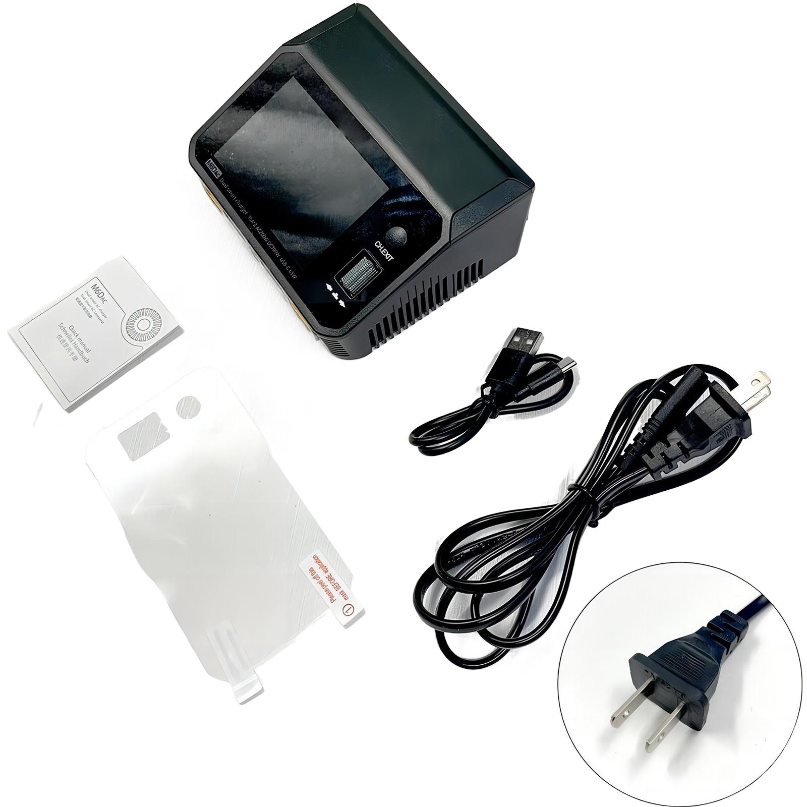 

M6DAC 700W Double Channel Cell Battery Balanced Charger Reliable Charging Solution for Remote Controlled Drones US