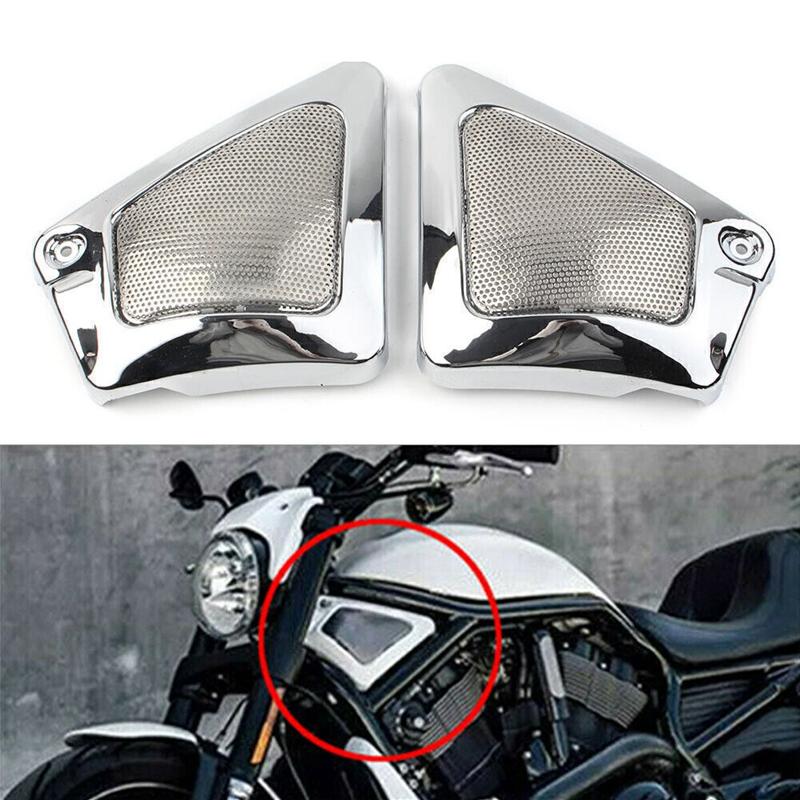 1Pair L&R Front Frame Neck Side Cover Guard For V-Rod VRSCD VRSCDX VRSCA 2002-2017 A