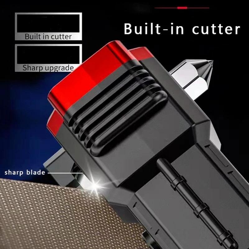 Multi-functional High-brightness Flashlight Car Safety Hammer Handheld Torch Usb Rechargeable Treasure Outdoor Home Searchlight