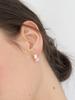 Still Instant Amone Wave Ring Earring
